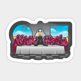 Squid dinner Sticker